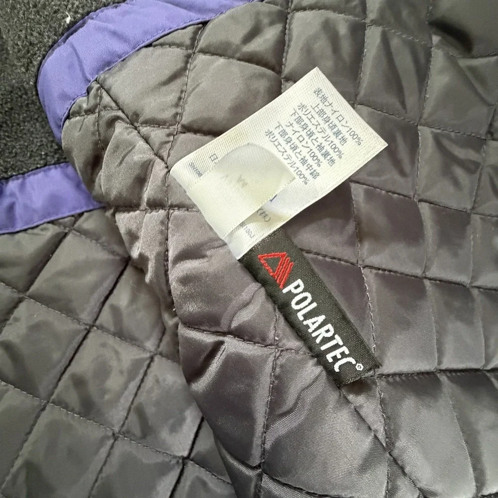 LANDS END Size M /P 10-12 Fleece Lined Polartec Aircore-200 Parka NO HOOD Womens - Picture 6 of 10